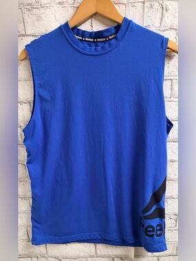 Reebok Blue Muscle Shirt Tank Top